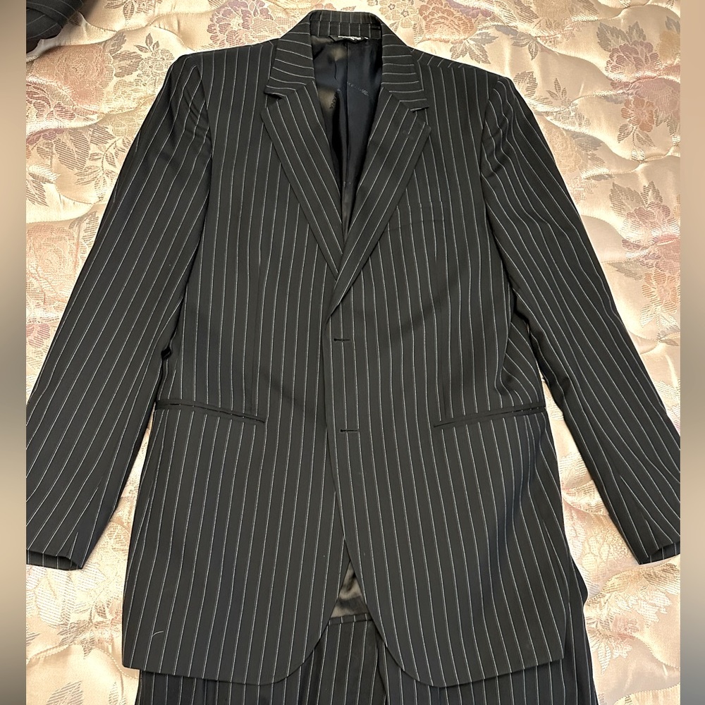 Dolce and Gabbana stripped suit